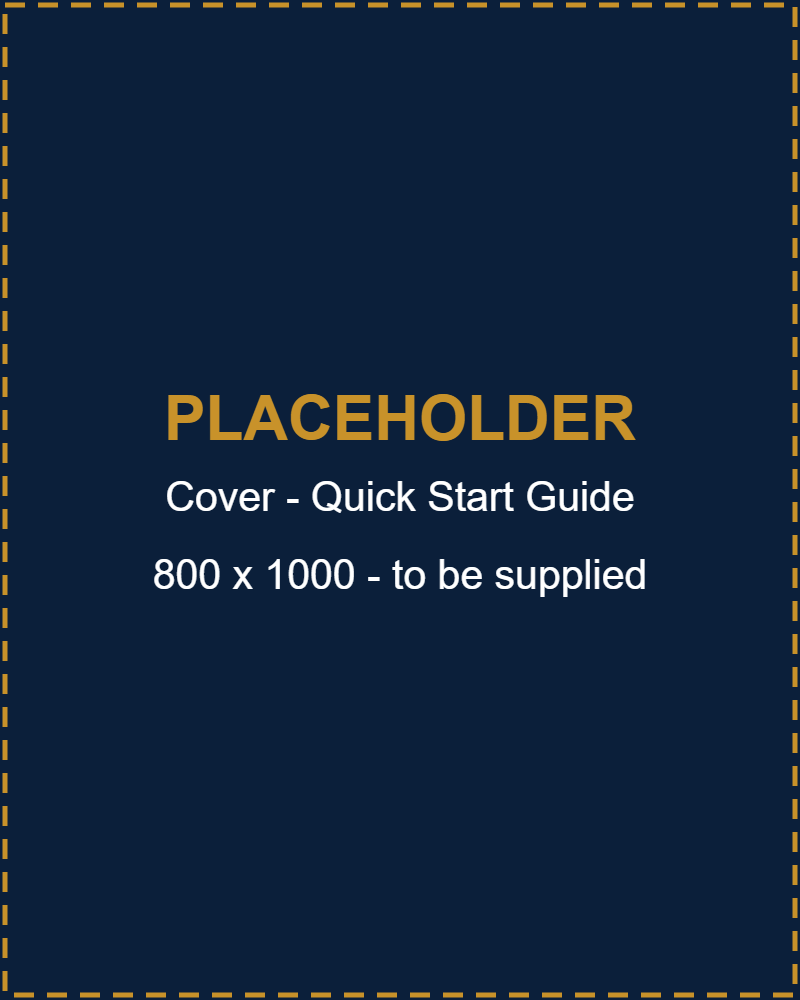 PLACEHOLDER - The Quick Start Guide cover